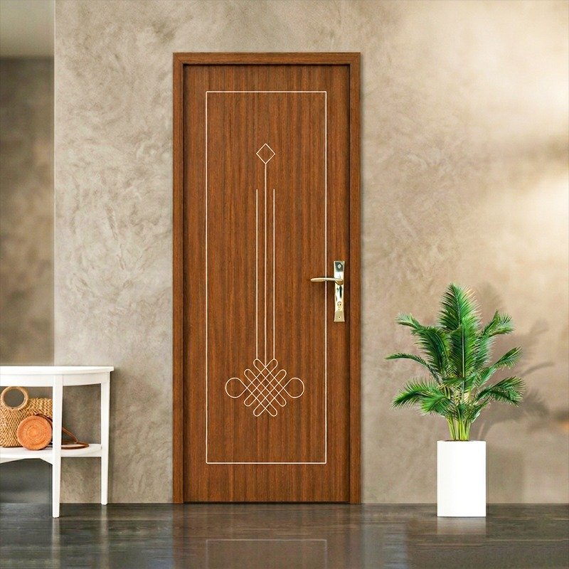 N Mohammad WPC Door (Black) - ND 07