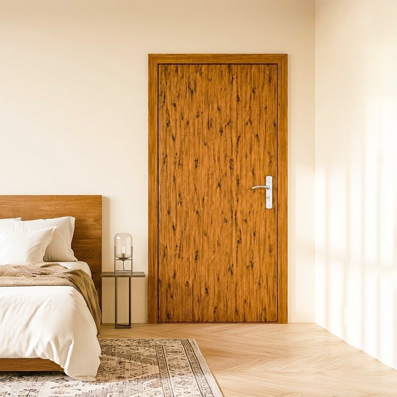 N Mohammad WPC Door Solid Texture (Wood)