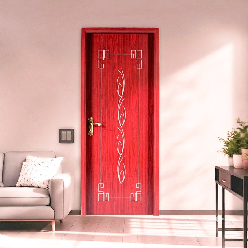 N Mohammad WPC Door (Maroon) - ND 03