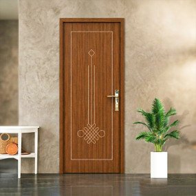 N Mohammad WPC Door (Black) - ND 07