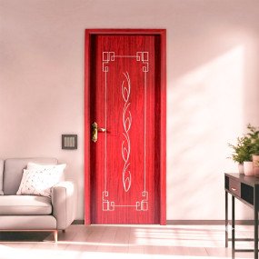 N Mohammad WPC Door (Maroon) - ND 03